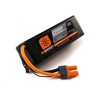 Spektrum SPMX50003S30H5 5000mah 3S 11.1V Smart LiPo 30C Hardcase IC5